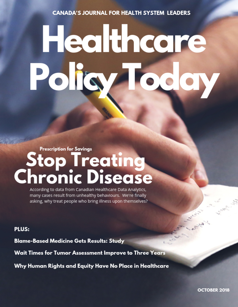 October Issue of Healthcare Policy Today “Why Canada’s Health Systems