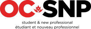 Logo of ontario colleges, featuring the letters "oc" in red with a stylized red flame above the letter 'c'.