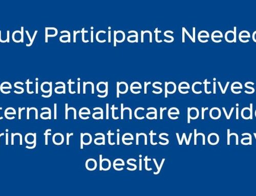 Study participants needed: Investigating perspectives of maternal healthcare providers caring for patients who have obesity